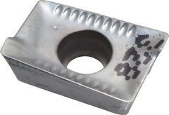 Iscar - APKT1003 76 Grade IC328 Carbide Milling Insert - TiCN Finish, 0.1366" Thick, 0.5mm Corner Radius - USA Tool & Supply