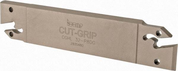 Iscar - 8" Groove Width, 40mm Max Depth of Cut, Left Hand Cut, CGH Indexable Grooving Blade - GIMF, GIMM 8CC, GIMY, GIMY (Full Radius), GIMY-F Insert Style, Series Cut Grip - USA Tool & Supply