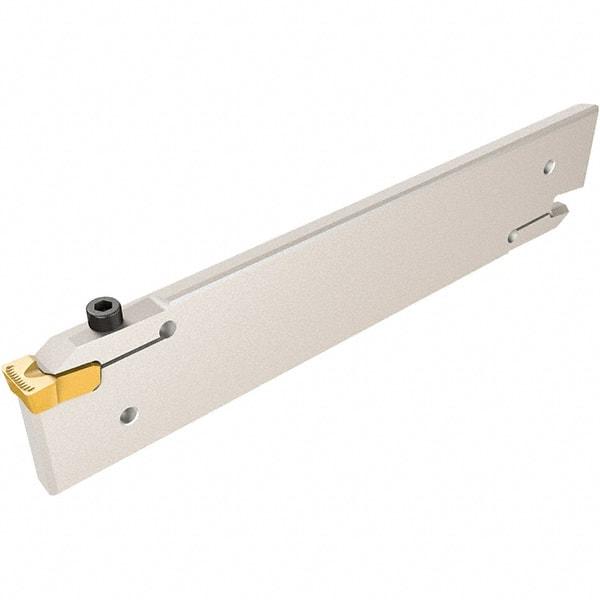 Iscar - 12 to 14.5mm Groove Width, 93mm Max Depth of Cut, Left Hand Cut, CGH Indexable Grooving Blade - GIMY Insert Style, Series Cut Grip - USA Tool & Supply