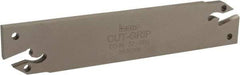 Iscar - 1.2598" Blade Height, 0.2047" Blade Width, 5.9055" OAL, Neutral Cut, Double End Indexable Cut-Off Blade - CGHN Blade - USA Tool & Supply