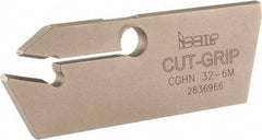 Iscar - 5.6 to 6.4mm Groove Width, 26mm Max Depth of Cut, Neutral Cut, CGHN Indexable Grooving Blade - Multiple Insert Styles, Series Cut Grip - USA Tool & Supply