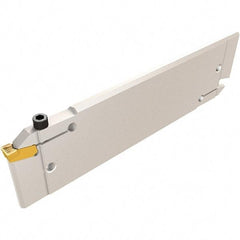 Iscar - 8" Groove Width, 43mm Max Depth of Cut, Neutral Cut, CGHN Indexable Grooving Blade - GIMF, GIMM 8CC, GIMY, GIMY (Full Radius), GIMY-F, GIPY Insert Style, Series Cut Grip - USA Tool & Supply