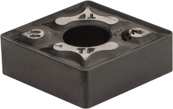 Iscar - CNMG432 TF Grade IC20 Carbide Turning Insert - Uncoated, 80° Diamond, 1/2" Inscr Circle, 3/16" Thick, 1/32" Corner Radius - USA Tool & Supply