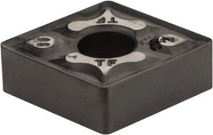 Iscar - CNMG432 TF Grade IC20 Carbide Turning Insert - Uncoated, 80° Diamond, 1/2" Inscr Circle, 3/16" Thick, 1/32" Corner Radius - USA Tool & Supply