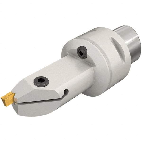 Iscar - C5-HFI, Internal, Right Hand, 5.3mm Max Depth of Cut, 3 to 6mm Groove Width, Indexable Grooving Tool Holder - Through Coolant - USA Tool & Supply