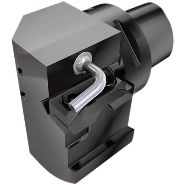 Iscar - Tool Block Style C#-TBU, 32mm Blade Height, Indexable Cutoff Blade Tool Block - 1.26" Shank Height, Through Coolant, Series CAMFIX ExchangeableHeads - USA Tool & Supply