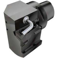 Iscar - Tool Block Style C#-TBU, 32mm Blade Height, Indexable Cutoff Blade Tool Block - 1.26" Shank Height, Through Coolant, Series CAMFIX ExchangeableHeads - USA Tool & Supply