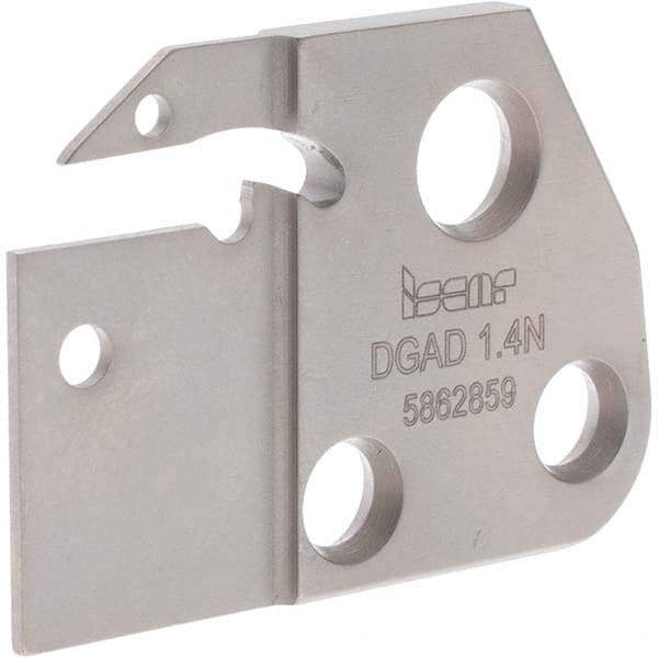 Iscar - 1.4mm Insert Width, Cutoff & Grooving Support Blade for Indexables - 1.1" Max Depth of Cut, 1mm Head Projection - USA Tool & Supply