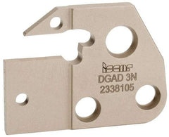 Iscar - 1.1811" Blade Height, 0.1575" Blade Width, 1.6339" OAL, Neutral Cut, Double End Indexable Cut-Off Blade - DGAD Blade - USA Tool & Supply