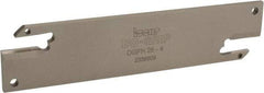Iscar - 1.0236" Blade Height, 1/8" Blade Width, 4.3307" OAL, Neutral Cut, Double End Indexable Cut-Off Blade - DGFH Blade - USA Tool & Supply