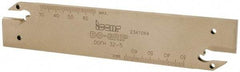 Iscar - 5" Groove Width, Neutral Cut, DGFH Indexable Grooving Blade - DGN-UT/UA, DGN-W, DGN/DGNC/DGNM-C, DGN/DGNM-J/JS/JT, DGR/L-C DGRC/LC-C, DGR/L-J/JS, GRIP, GRIP (Full Radius) Insert Style, Series Do-Grip & Heli-Grip - USA Tool & Supply