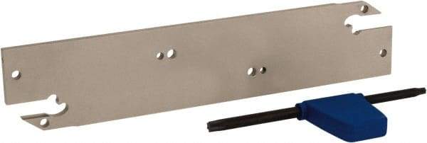 Iscar - 4 to 4.1mm Groove Width, Neutral Cut, DGFH Indexable Grooving Blade - DGN-UT/UA, DGN/DGNC/DGNM-C, DGN/DGNM-J/JS/JT, DGR/L-C DGRC/LC-C, DGR/L-J/JS, GRIP, GRIP (Full Radius) Insert Style, Series Do-Grip & Heli-Grip - USA Tool & Supply