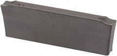 Iscar - DGN J IC20 Grade, 0.0866" Cutting Width, Carbide Cutoff Insert - 0° Neutral Lead Angle, 0.0079" Cnr Rad, Double End - USA Tool & Supply