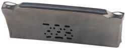 Iscar - DGR C IC328 Grade, 0.0866" Cutting Width, Carbide Cutoff Insert - 6° Right Hand Lead Angle, 0.0079" Cnr Rad, TiCN Coated, Double End - USA Tool & Supply