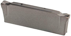 Iscar - DGR C IC354 Grade, 0.0866" Cutting Width, Carbide Cutoff Insert - 6° Right Hand Lead Angle, 0.0079" Cnr Rad, TiCN Coated, Double End - USA Tool & Supply