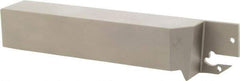 Iscar - External Thread, 0.69" Max Depth of Cut, 0.118" Min Groove Width, 6" OAL, Left Hand Indexable Grooving Cutoff Toolholder - 1" Shank Height x 1" Shank Width, DG.. Insert Style, DGT Toolholder Style, Series Do-Grip - USA Tool & Supply