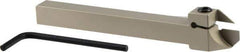 Iscar - External Thread, 0.591" Max Depth of Cut, 0.055" Min Groove Width, 5-1/2" OAL, Right Hand Indexable Grooving Cutoff Toolholder - 1/2" Shank Height x 1/2" Shank Width, DG.. Insert Style, DGT Toolholder Style, Series Do-Grip - USA Tool & Supply