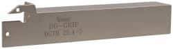 Iscar - Right Hand Cut, 1.38" Max Workpc Diam, DG. 1.., DG. 3.. Insert, Indexable Cutoff Toolholder - 1" Shank Width, 1" Shank Height, 6" OAL - USA Tool & Supply