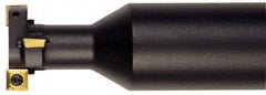 Iscar - 1-29/64" Cutting Diam x 0.618" Cutting Width, 4 Cutter Inserts, 1-1/4" Shank Diam, Indexable T-Slot Cutter - Insert Style XPMT-HQ, 5" OAL, 2 Flutes - USA Tool & Supply