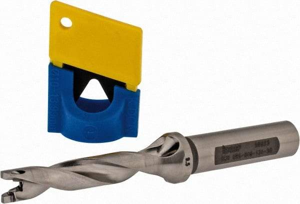 Iscar - 9.5mm to 9.9mm Diam, 5xD, 48mm Max Depth, 12mm Shank Diam, 108.3mm OAL, Replaceable-Tip Drill - FCP, ICK, ICK-2M, ICM, ICN, ICP, iCP-2M Insert, 9 Seat Size, 63837595 Toolholder, Series SumoCham - USA Tool & Supply