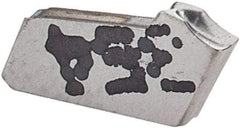 Iscar - GFN J IC354 Grade, 0.0472" Cutting Width, Carbide Cutoff Insert - 0° Neutral Lead Angle, 0.0055" Cnr Rad, TiCN Coated, Single End - USA Tool & Supply