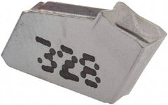 Iscar - GFN IC328 Grade, 0.0866" Cutting Width, Carbide Cutoff Insert - 0° Neutral Lead Angle, 0.0063" Cnr Rad, TiCN Coated, Single End - USA Tool & Supply
