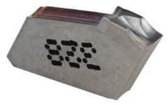 Iscar - GFN J IC328 Grade, 0.0783" Cutting Width, Carbide Cutoff Insert - 0° Neutral Lead Angle, 0.0063" Cnr Rad, TiCN Coated, Single End - USA Tool & Supply