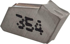 Iscar - GFN W IC354 Grade, 0.0866" Cutting Width, Carbide Cutoff Insert - 0° Neutral Lead Angle, 0.0063" Cnr Rad, TiCN Coated, Single End - USA Tool & Supply