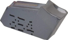 Iscar - GFN B IC354 Grade, 0.1189" Cutting Width, Carbide Cutoff Insert - 0° Neutral Lead Angle, 0.0118" Cnr Rad, TiCN Coated, Single End - USA Tool & Supply