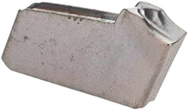 Iscar - GFR J IC354 Grade, 0.0472" Cutting Width, Carbide Cutoff Insert - 10° Right Hand Lead Angle, 0.0055" Cnr Rad, TiCN Coated, Single End - USA Tool & Supply