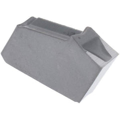 Iscar - GFR2 IC20 Grade, 0.0866" Cutting Width, Carbide Cutoff Insert - 8° Right Hand Lead Angle, 0.0063" Cnr Rad, Single End - USA Tool & Supply