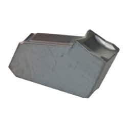 Iscar - GFR C IC328 Grade, 0.1181" Cutting Width, Carbide Cutoff Insert - 4° Right Hand Lead Angle, 0.0079" Cnr Rad, TiCN Coated, Single End - USA Tool & Supply