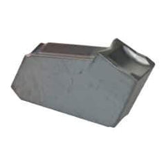 Iscar - GFR C IC328 Grade, 0.1181" Cutting Width, Carbide Cutoff Insert - 4° Right Hand Lead Angle, 0.0079" Cnr Rad, TiCN Coated, Single End - USA Tool & Supply