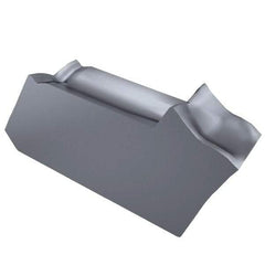 Iscar - GFR C IC328 Grade, 0.1181" Cutting Width, Carbide Cutoff Insert - 8° Right Hand Lead Angle, 0.0079" Cnr Rad, TiCN Coated, Single End - USA Tool & Supply