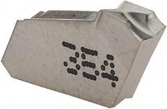 Iscar - GFR JS IC354 Grade, 0.1181" Cutting Width, Carbide Cutoff Insert - 8° Right Hand Lead Angle, 0.0012" Cnr Rad, TiCN Coated, Single End - USA Tool & Supply
