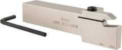 Iscar - GHD, External, Left Hand, 1-1/2" Max Depth of Cut, 0.512 to 0.685" Groove Width, Indexable Grooving Tool Holder - GIMY, GPV, TIGER 1.. Insert Compatibility, 1-1/4" Shank Height, 1-1/4" Shank Width, 7" OAL - USA Tool & Supply