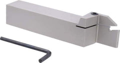 Iscar - External Thread, 1.26" Max Depth of Cut, 0.236" Min Groove Width, 7" OAL, Right Hand Indexable Grooving Cutoff Toolholder - 1-1/4" Shank Height x 1-1/4" Shank Width, GI.. Insert Style, GHG Toolholder Style, Series Cut Grip - USA Tool & Supply