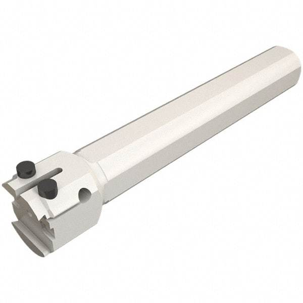 Iscar - GHIC, Internal, Neutral, 19.5mm Max Depth of Cut, 2.8 to 6.4mm Groove Width, Indexable Grooving Tool Holder - GI.., TIPI Insert Compatibility, 36mm Shank Height, 40mm Shank Width, 260mm OAL - USA Tool & Supply