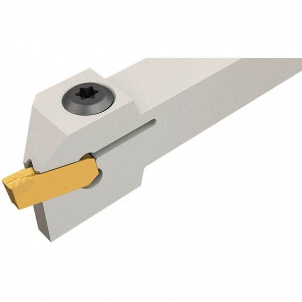 Iscar - GHM, External, Left Hand, 4.8mm Max Depth of Cut, 4mm Max Groove Width, Indexable Grooving Tool Holder - GI.. Insert Compatibility, 12mm Shank Height, 12mm Shank Width, 110mm OAL - USA Tool & Supply