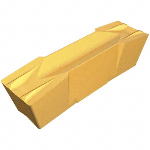 Iscar - 800080GIF Grade IC20, 8mm Cutting Width Carbide Grooving Insert - 27mm Max Depth of Cut, Neutral, 0.8mm Corner Radius, Uncoated - USA Tool & Supply