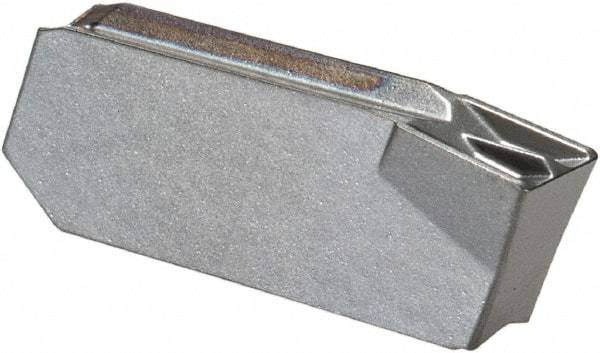 Iscar - 3GIM Grade IC328, 3mm Cutting Width Carbide Grooving Insert - Neutral, 0.25mm Corner Radius, TiN/TiCN/TiN Finish - USA Tool & Supply