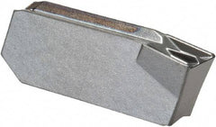 Iscar - 3GIM Grade IC328, 3mm Cutting Width Carbide Grooving Insert - Neutral, 0.25mm Corner Radius, TiN/TiCN/TiN Finish - USA Tool & Supply