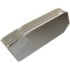 Iscar - 38GIM Grade IC354, 3mm Cutting Width Carbide Grooving Insert - Left Hand, 0.25mm Corner Radius, TiCN Finish - USA Tool & Supply