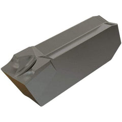 Iscar - GIM3 JS IC328 Grade, 0.1181" Cutting Width, Carbide Cutoff Insert - 15° Left Hand Lead Angle, 0.0008" Cnr Rad, TiN/TiCN/TiN Coated, Single End - USA Tool & Supply