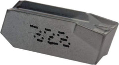 Iscar - 4GIM Grade IC328, 4mm Cutting Width Carbide Grooving Insert - Neutral, 0.25mm Corner Radius, TiCN Finish - USA Tool & Supply