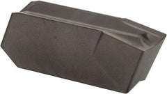 Iscar - 502GIMF Grade IC20, 5mm Cutting Width Carbide Grooving Insert - 3mm Max Depth of Cut, Neutral, 0.2mm Corner Radius, Uncoated - USA Tool & Supply