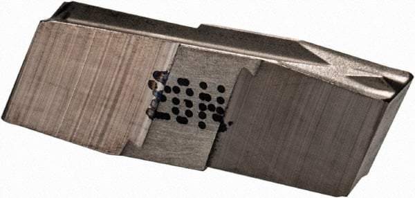 Iscar - 300E020GIP Grade IC20N, 3mm Cutting Width Cermet Grooving Insert - 13mm Max Depth of Cut, Neutral, 0.2mm Corner Radius, Uncoated - USA Tool & Supply