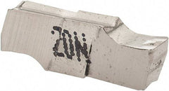 Iscar - 300E040GIPI Grade IC20N, 3mm Cutting Width Cermet Grooving Insert - 15.5mm Max Depth of Cut, Neutral, 0.4mm Corner Radius, Uncoated - USA Tool & Supply