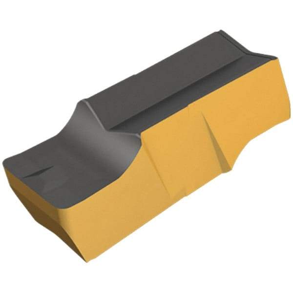 Iscar - 500E050GIPI Grade IC20, 5mm Cutting Width Carbide Grooving Insert - 15.5mm Max Depth of Cut, Neutral, 0.5mm Corner Radius, Uncoated - USA Tool & Supply