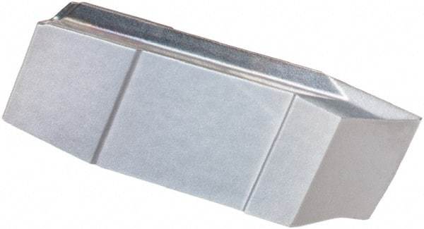 Iscar - 235A46GIPM Grade IC328, 0.093" Cutting Width Carbide Grooving Insert - 0.99mm Max Depth of Cut, Neutral, 0.002" Corner Radius, TiCN Finish - USA Tool & Supply